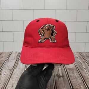 Captivating Headgear Maryland Terrapins Terps Vintage Adjustable Snapback Hat
